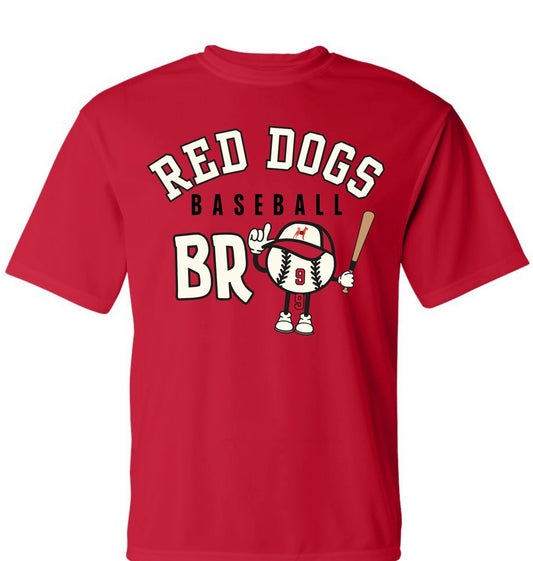 Red Dogs Baseball Bro T-Shirt