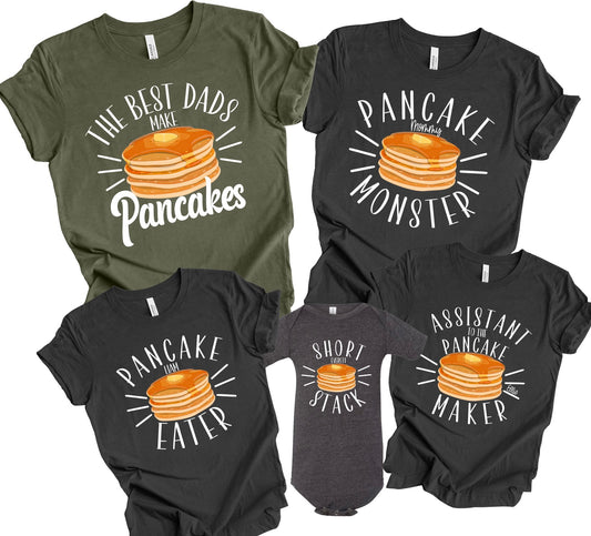 Custom Father's Day Pancake T-Shirt