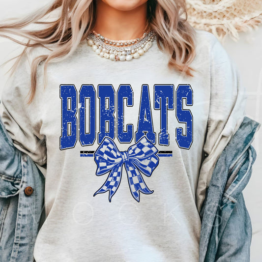 Bobcats Mama Block-Can Customize With Your Mascot Name