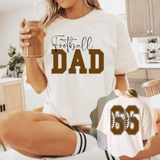 Custom Football Dad T-Shirt