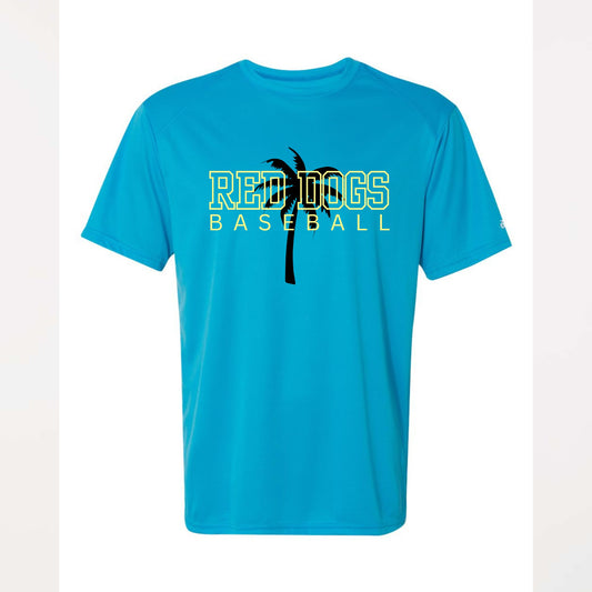 Red Dogs Baseball Palm Dri Fit Tee