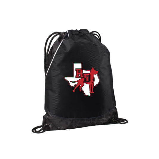 Red Dogs Texas Logo Cinch Bag