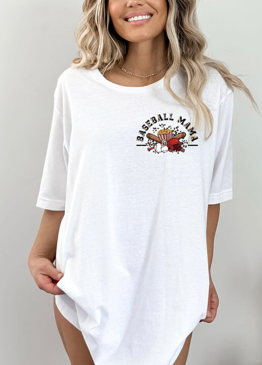 Baseball Mom Front Pocket w/Back design
