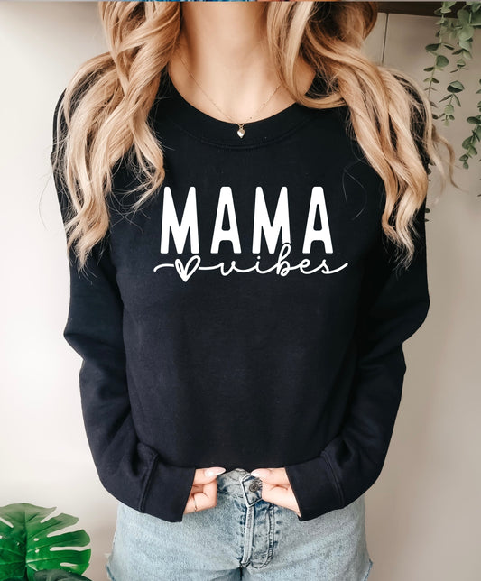 Mama Vibes Crewneck