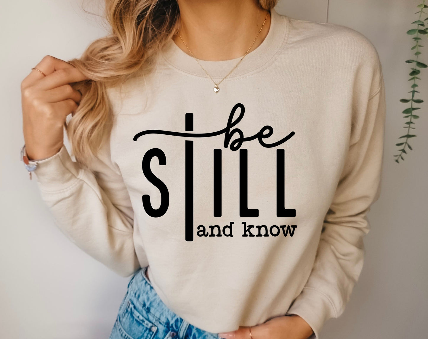 Be Still Crewneck