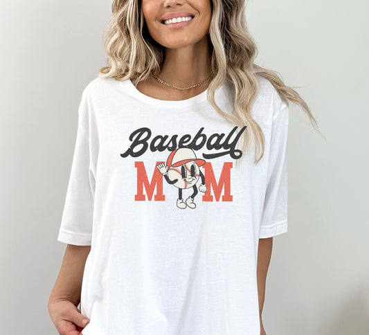 Vintage Baseball Mom T-Shirt