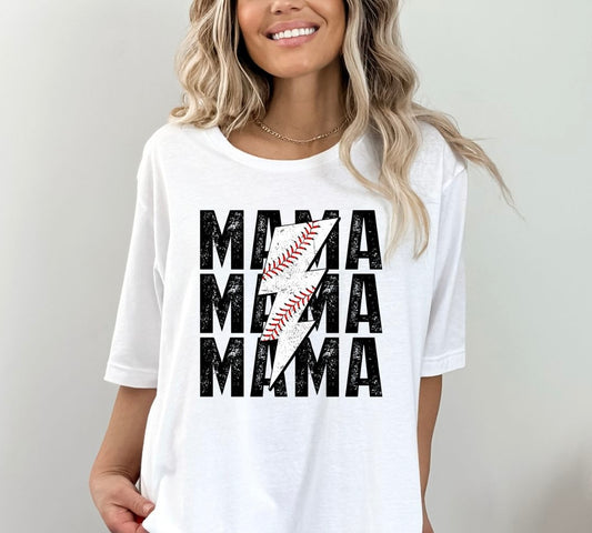 Stacked MAMA Baseball T-Shirt